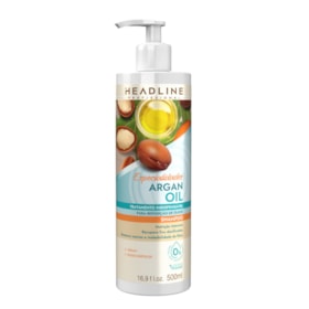 Shampoo Argan Oil - Limpa e Nutre - HEADLINE Especialidades - 500ml