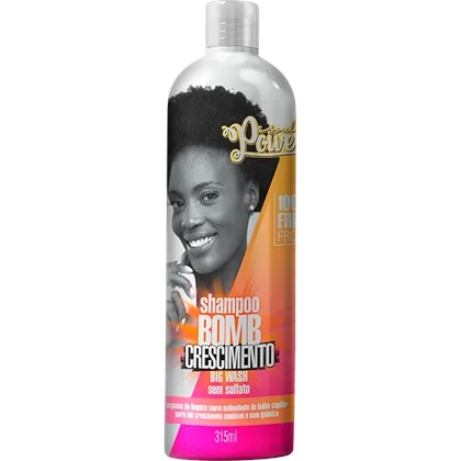 Shampoo Bomb Crescimento Big Wash Soul Power Sem Sulfato - 315 ml