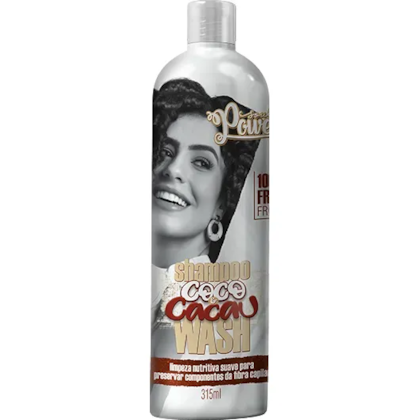 Shampoo Coco e Cacau Soul Power - Limpa Suavemente e Nutre - 315 ml