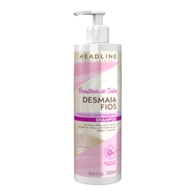 Shampoo Desmaia Fios - Limpa e Hidrata Profundamente - HEADLINE Resultado de Salão - 500ml