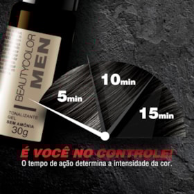 Tonalizante Capilar BEAUTYCOLOR MEN – Castanho Escuro
