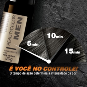 Tonalizante Capilar BEAUTYCOLOR MEN – Castanho Natural