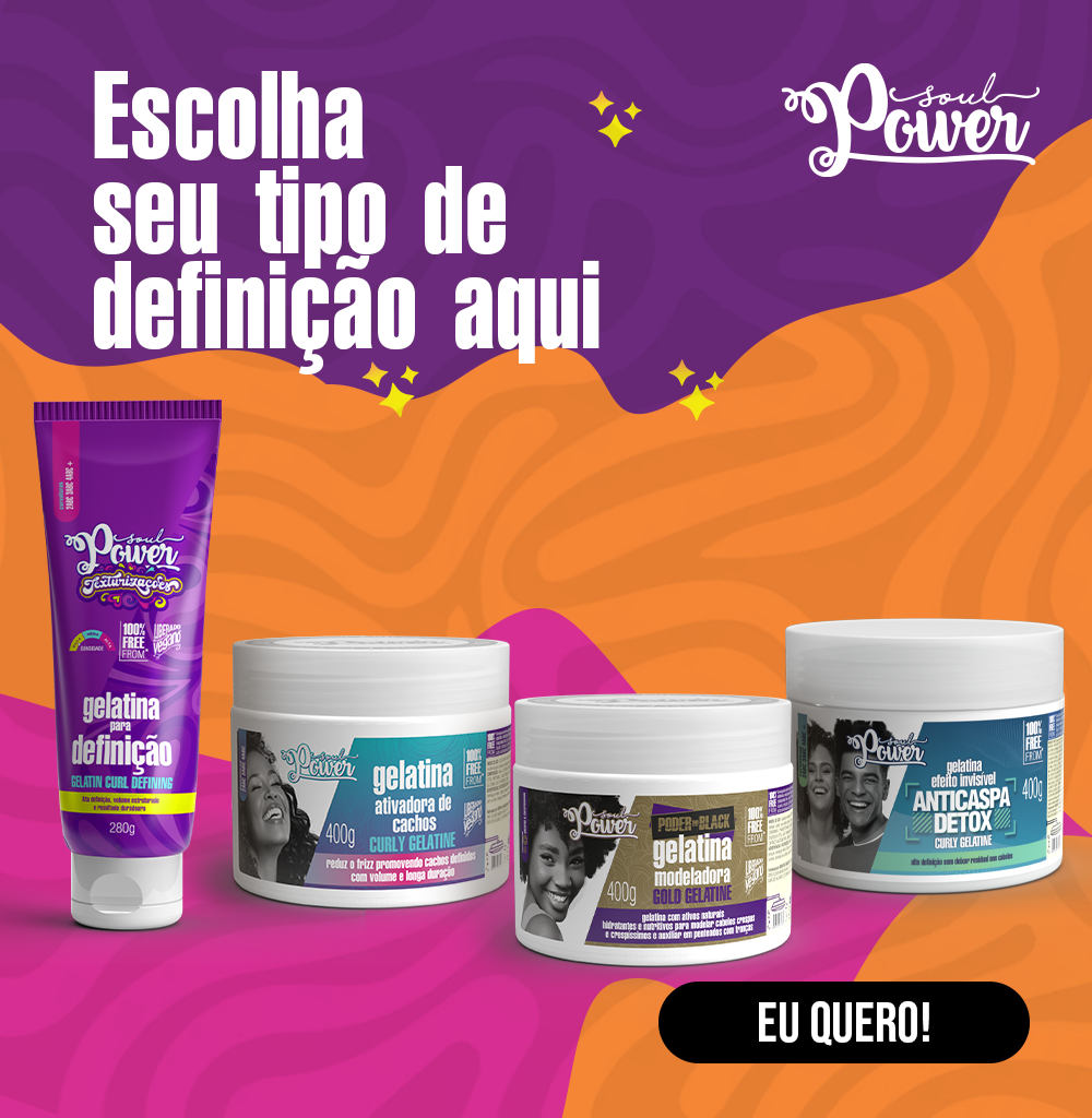 Banner Mosaico 3 - Gelatinas para definição de cachos