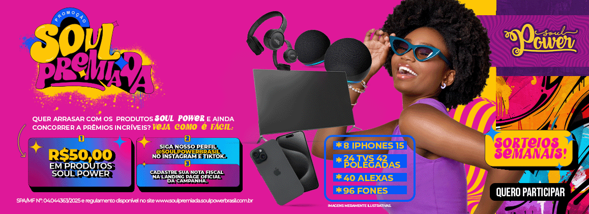 Banner lançamento Soul Premiada - Clique e saiba mais